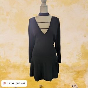 Lane Bryant Size 22/24 Long Sleeve Mock Neck Knit Viscose Top